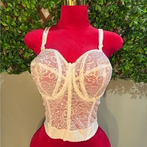 NWT GODDESS Lace Bridal Bustier 34FF